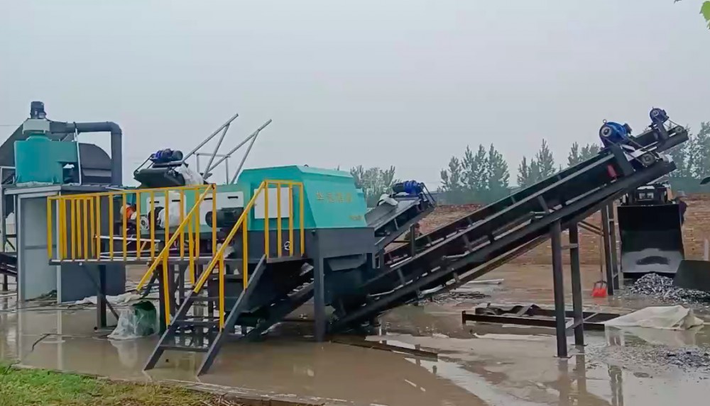 調(diào)試分選設備突遇陣雨來襲